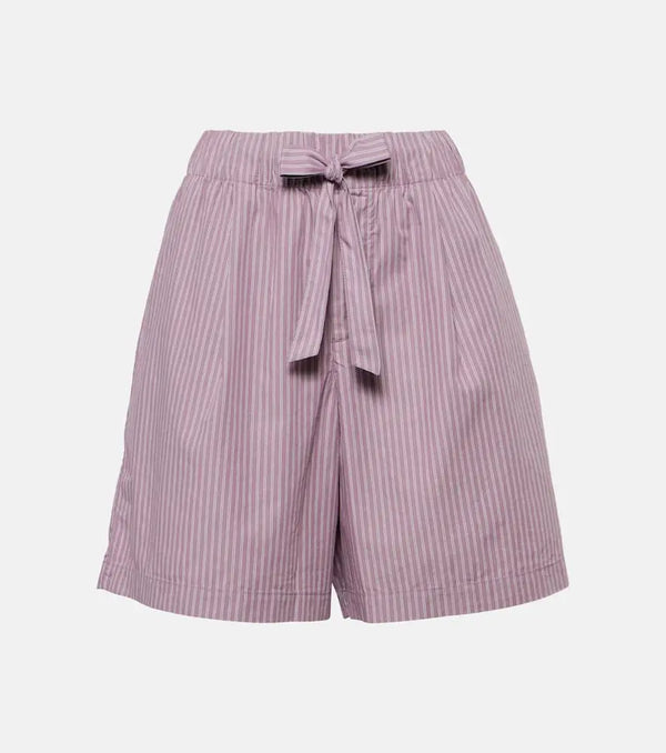 Birkenstock 1774 x Tekla striped cotton pajama shorts | LYBSTORE