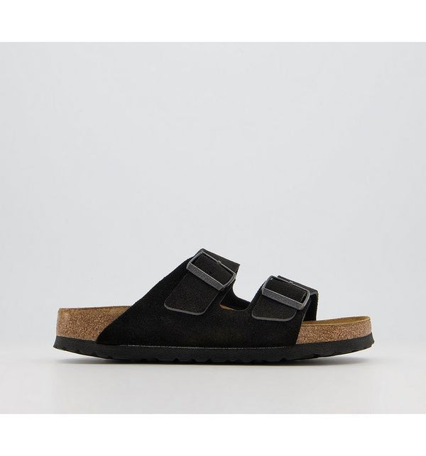 Birkenstock Arizona Ladies Black Two Strap Sandals