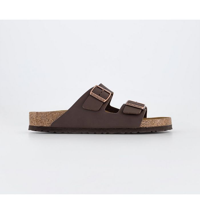 Birkenstock Arizona Mens Brown Two Strap Sandals