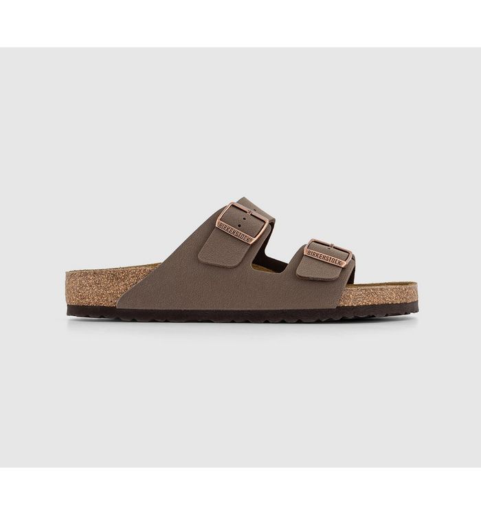 Birkenstock Arizona Mens Mocha Brown Two Strap Sandals