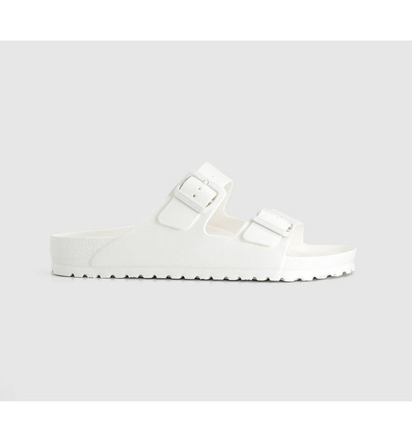 Birkenstock Arizona Mens White Two Strap Eva Sandals