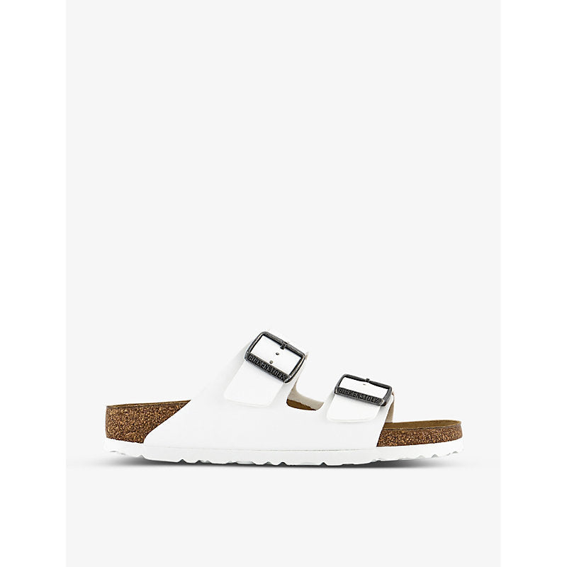 Birkenstock Arizona two-strap patent faux-leather sandals