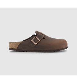 Birkenstock Boston Clogs Habana In Brown