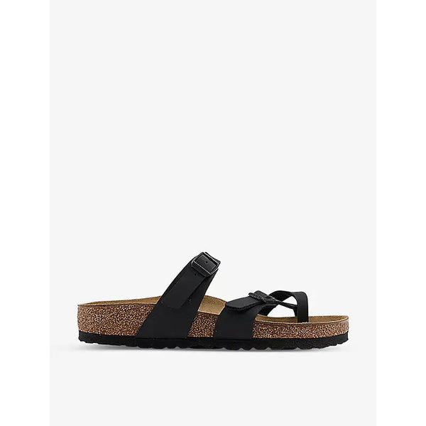 Birkenstock Mayari cross-strap faux-leather sandals