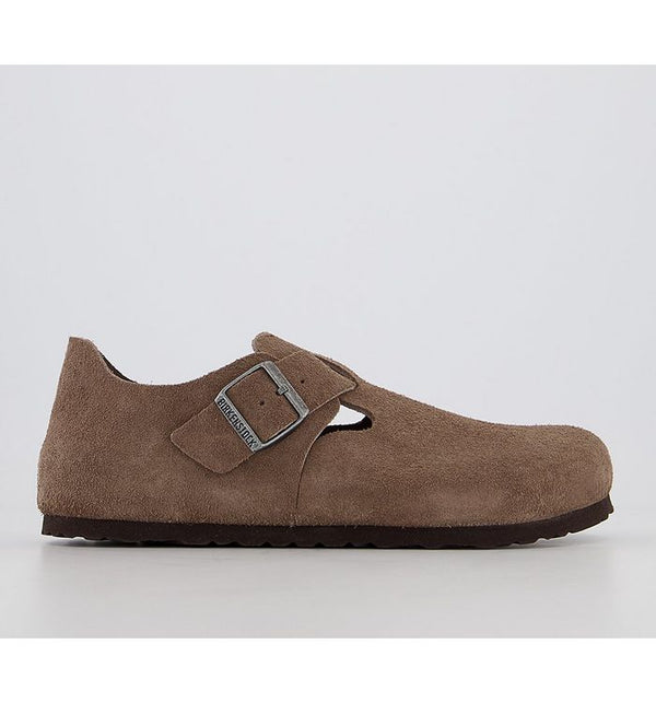 Birkenstock Mens London Shoes Taupe In Natural