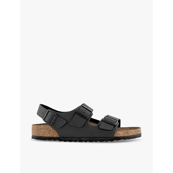 Birkenstock Milano buckle-embellished faux-leather sandals | Birkenstock