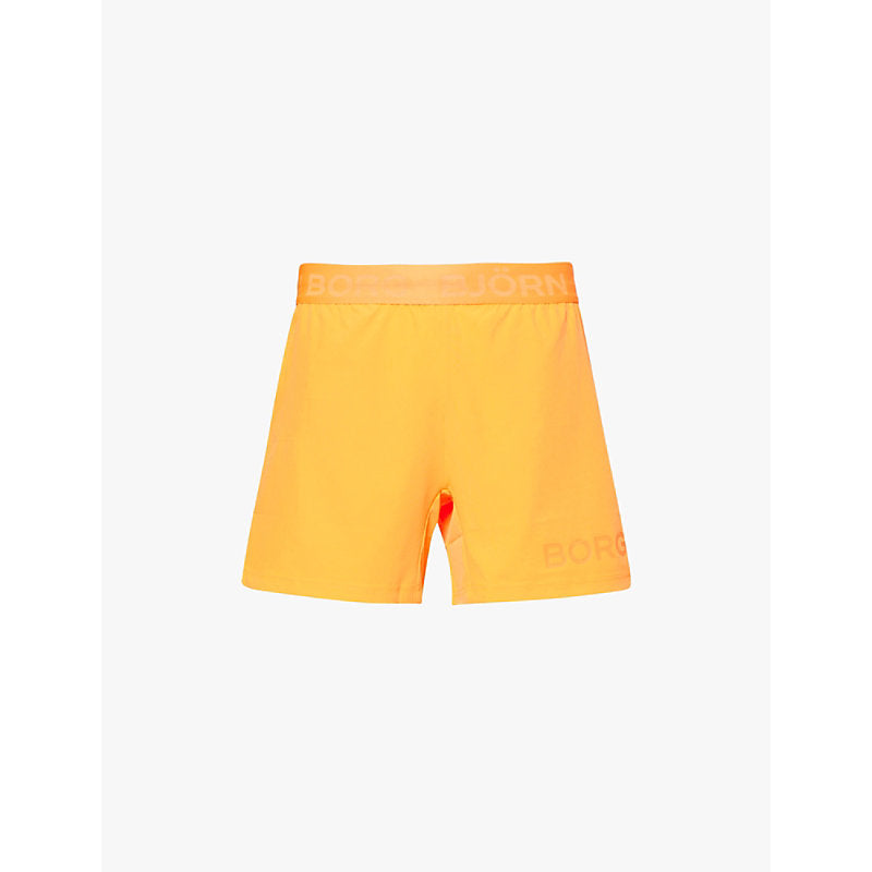 Mens Bjorn Borg Logo-waistband stretch-woven shorts