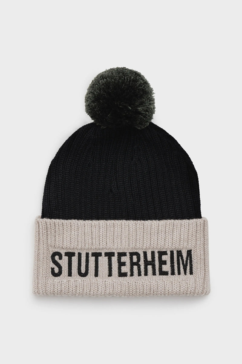 Stutterheim April Beanie Light Sand/Black