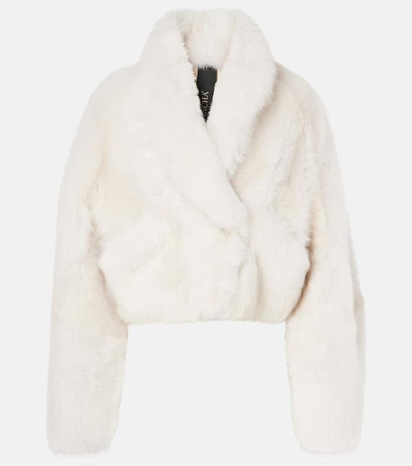 Blancha Leather-lined shearling jacket | LYBSTORE