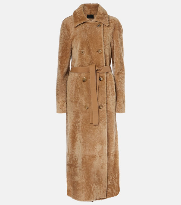 Blancha Shearling wrap coat