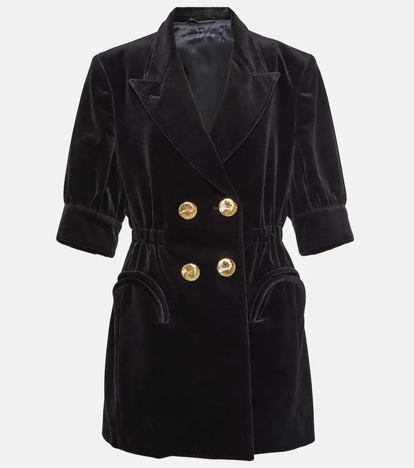 Blazé Milano Anyway cotton velvet blazer dress | LYBSTORE