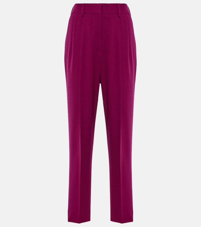 Blazé Milano Banker high-rise virgin wool straight pants