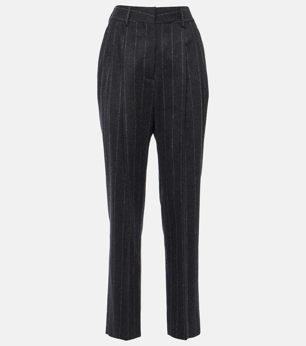 Blazé Milano Banker pinstripe wool straight pants