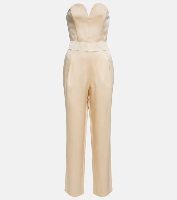 Blazé Milano Bridal Clyde satin jumpsuit | LYBSTORE