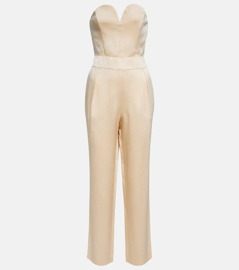 Blazé Milano Bridal Clyde satin jumpsuit | LYBSTORE