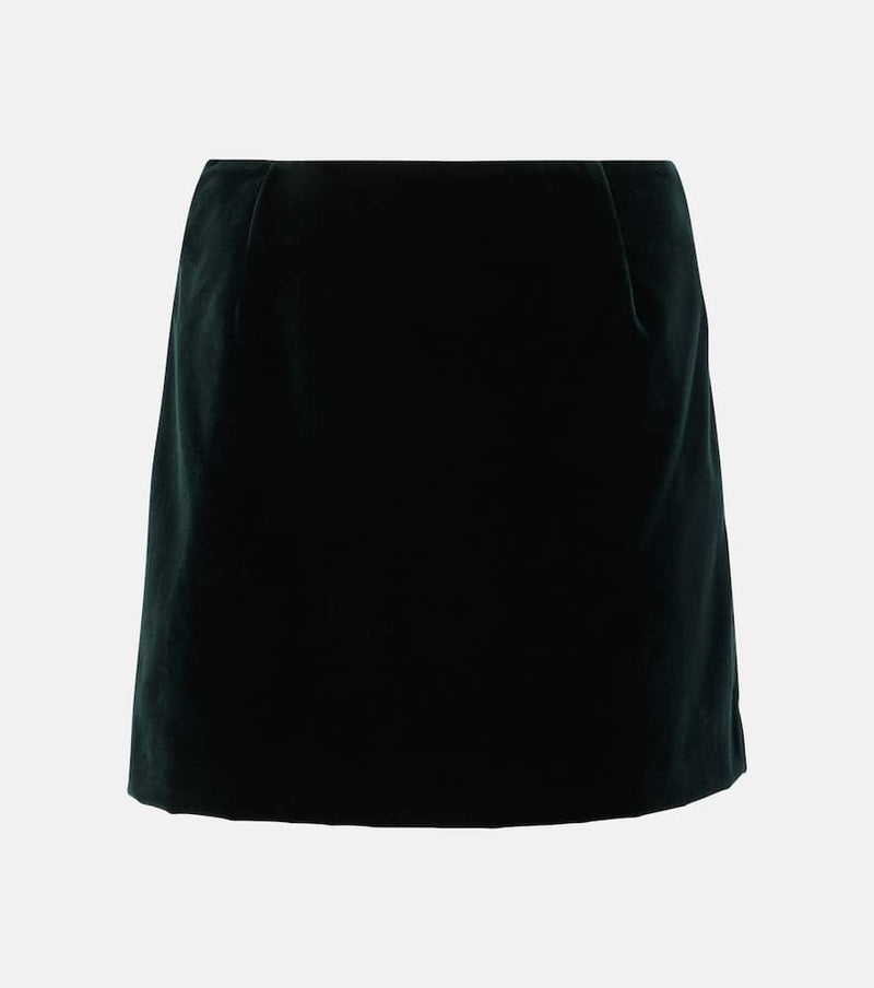 Blazé Milano Jealousy cotton velvet miniskirt