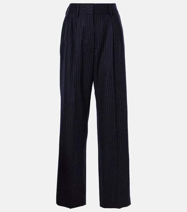 Blazé Milano Lady Maud wool and cashmere straight pants | LYBSTORE