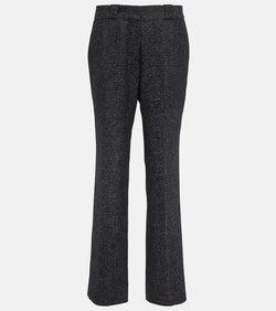 Blazé Milano Percheron high-rise wool-blend pants