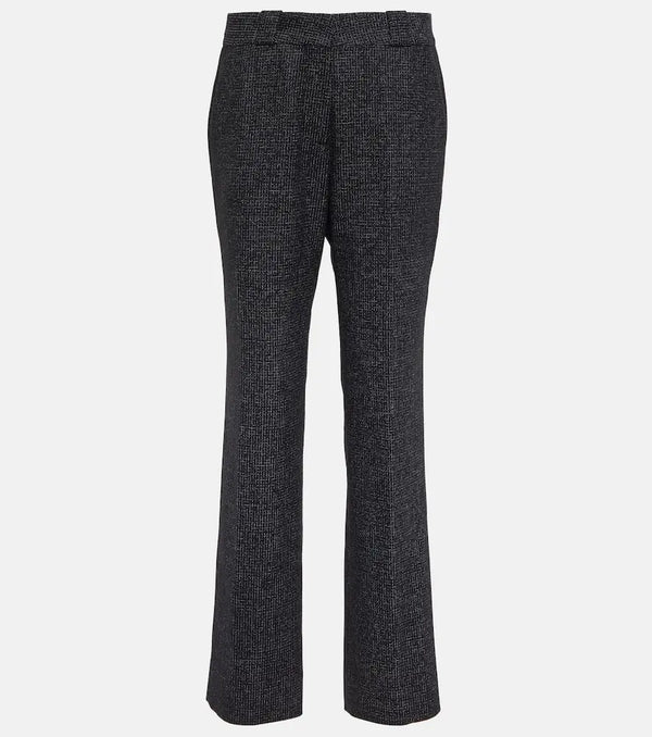 Blazé Milano Percheron high-rise wool-blend pants