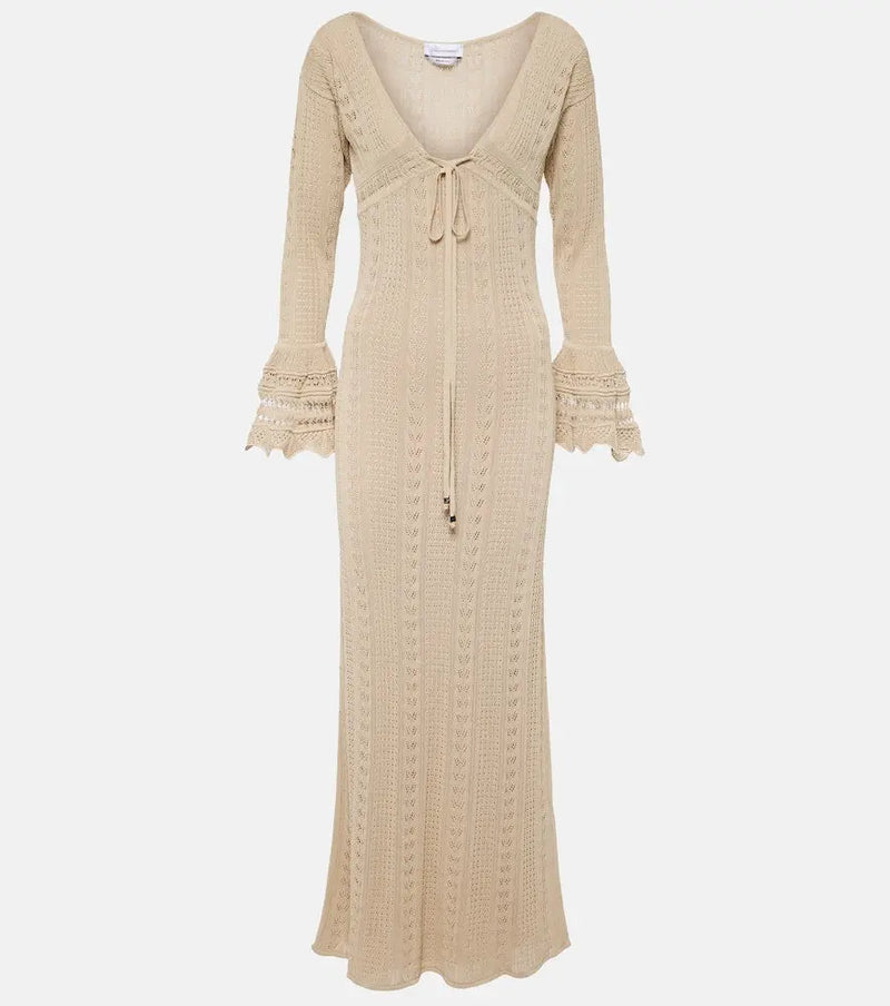 Blumarine Crochet maxi dress | LYBSTORE