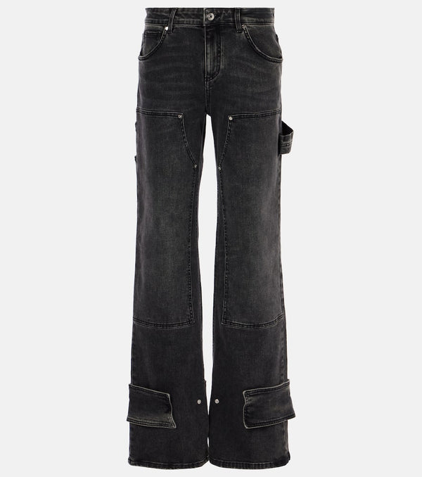 Blumarine Low-rise straight jeans