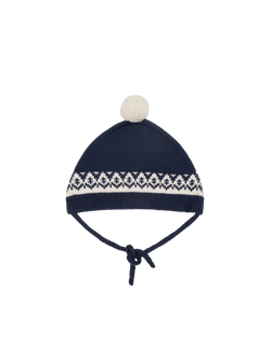 Bode Bobble Beanie Navy