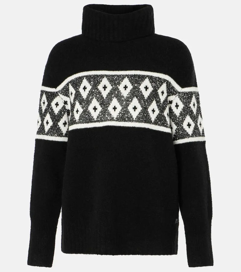 Bogner Uda sequined wool-blend sweater