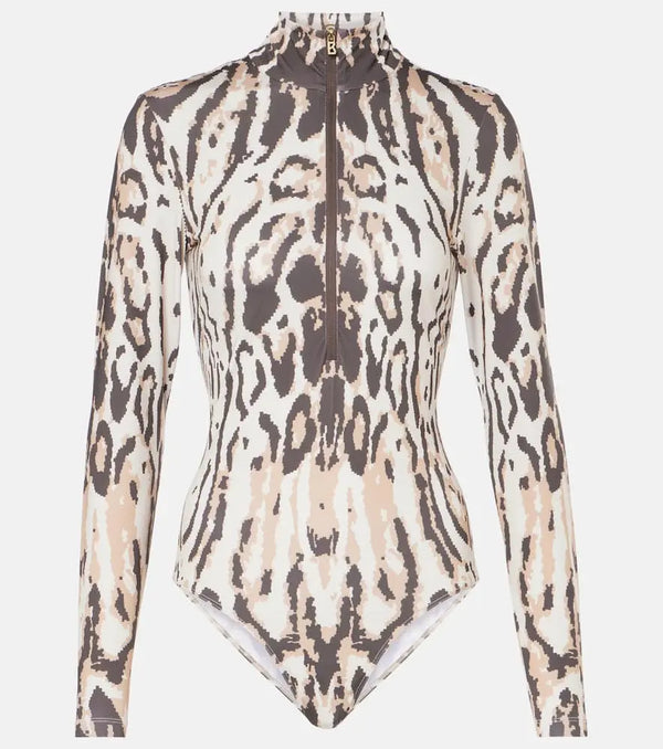 Bogner Viviane animal-print jersey bodysuit | LYBSTORE