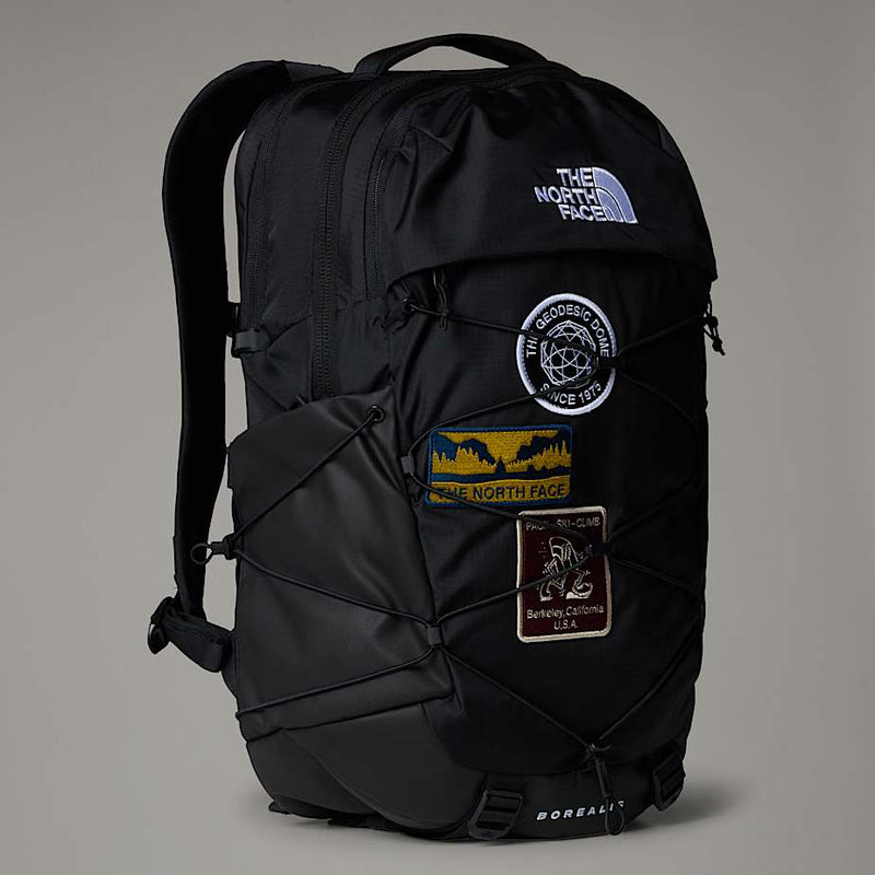 The North Face Borealis Backpack Tnf Black U Patch White