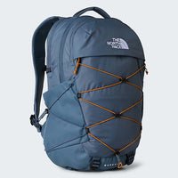 The North Face Borealis Backpack Granite Grey dust Orange