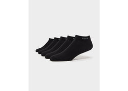 Boss Athleisure 5 Pack No Show Socks Black