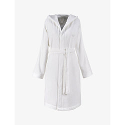 Boss Logo-embroidered cotton-terry kimono dressing gown