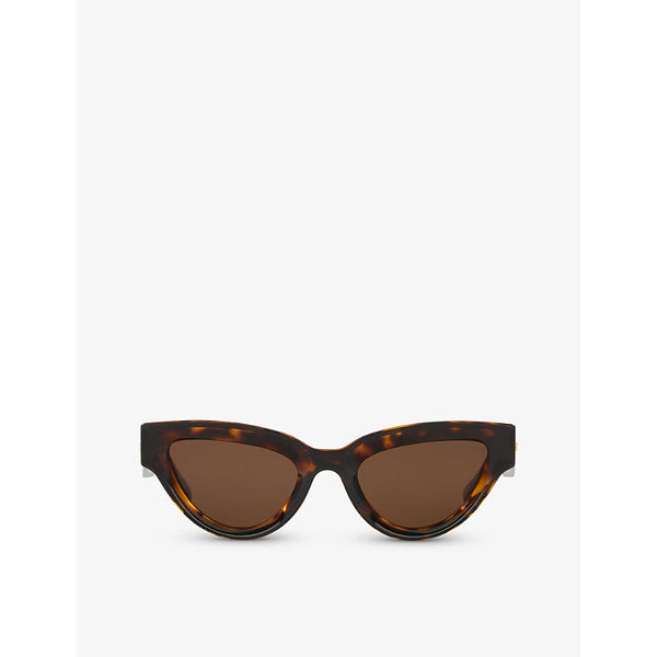 Bottega Veneta 6J000413 BV1249S cat eye-frame injected sunglasses | LYBSTORE