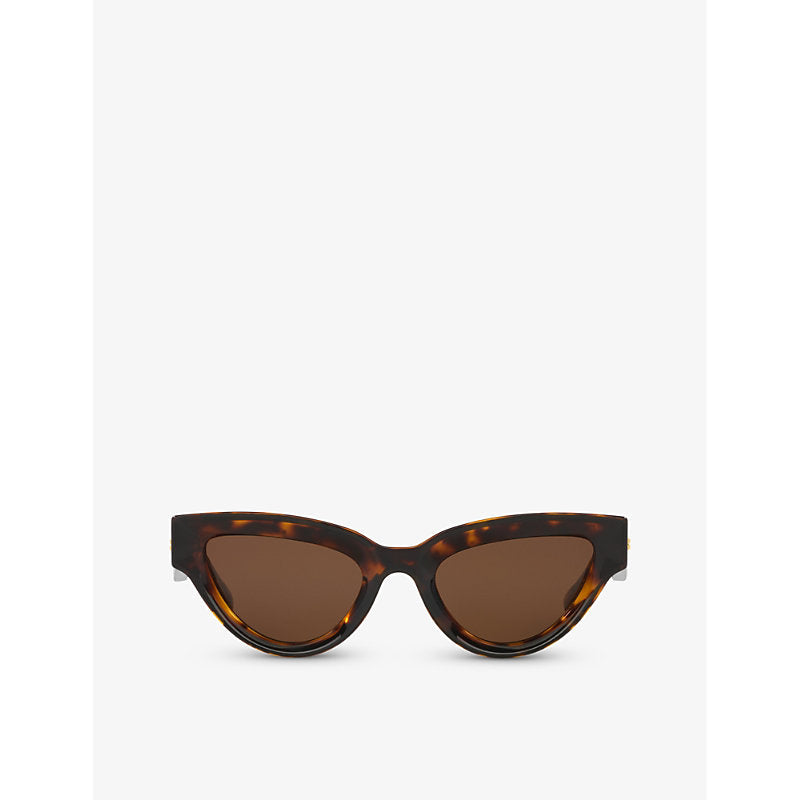 Bottega Veneta 6J000413 BV1249S cat eye-frame injected sunglasses | LYBSTORE