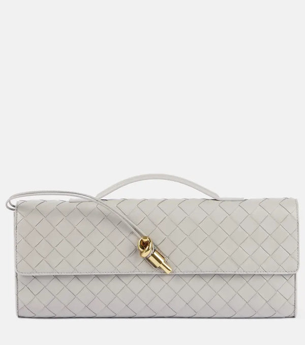 Bottega Veneta Andiamo leather clutch | LYBSTORE