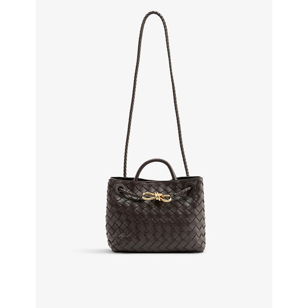 Womens Bottega Veneta Andiamo small leather top-handle bag