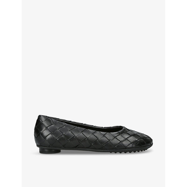 Bottega Veneta Atomic Intrecciato leather ballet flats | LYBSTORE