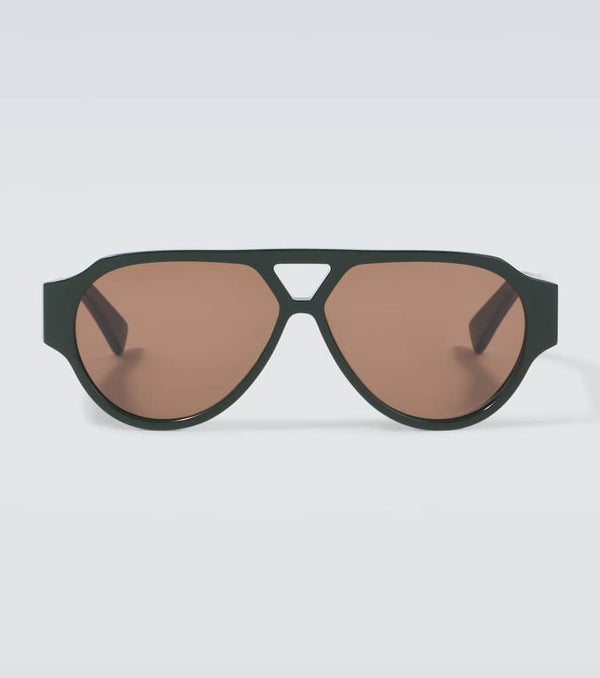 Bottega Veneta Bold Triangle Stud aviator sunglasses