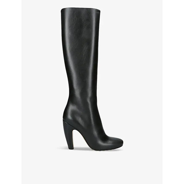 Bottega Veneta Canalazzo closed-toe leather heeled boots