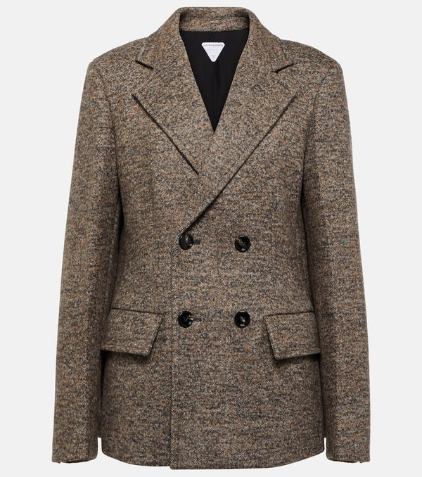 Bottega Veneta Caped wool-blend twill blazer