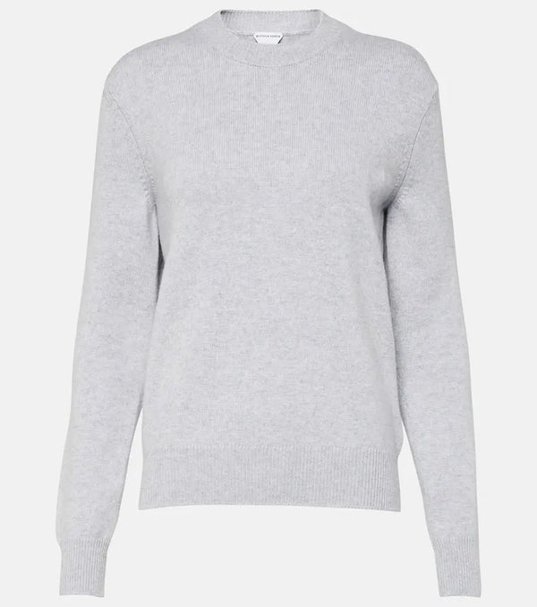 Bottega Veneta Cashmere and leather sweater | LYBSTORE