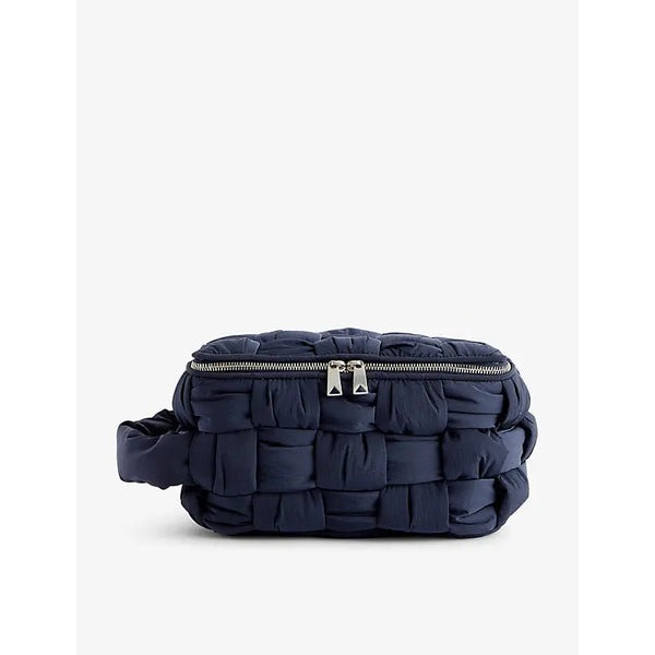 Bottega Veneta Cassette intrecciato shell wash bag | Bottega Veneta