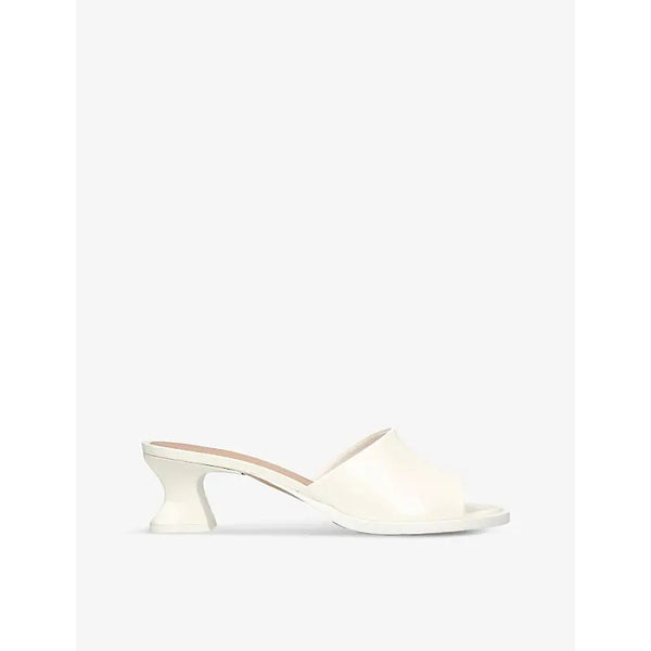 Bottega Veneta Cha Cha patent-leather heeled mules