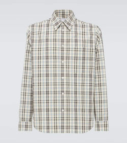 Bottega Veneta Checked cotton shirt