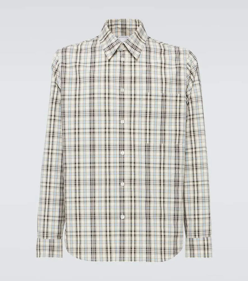 Bottega Veneta Checked cotton shirt