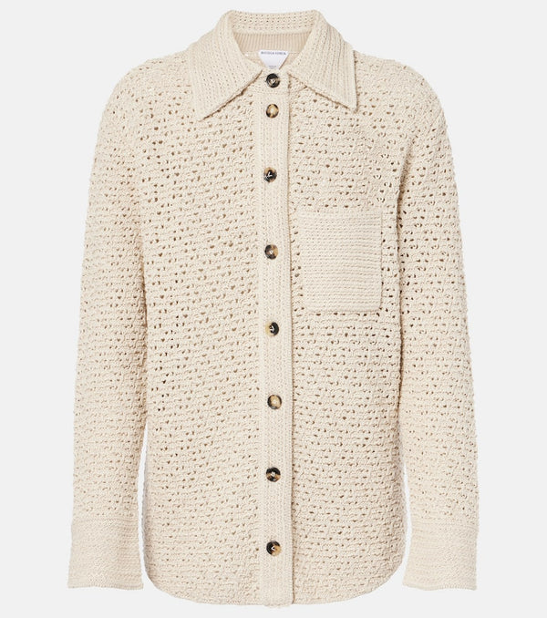 Bottega Veneta Cotton crochet shirt