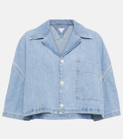 Bottega Veneta Cropped denim shirt