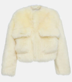 Bottega Veneta Cropped shearling jacket