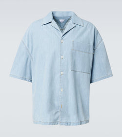 Bottega Veneta Denim bowling shirt