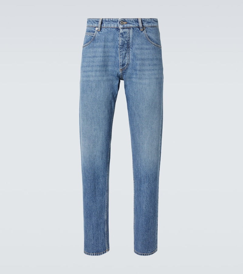 Bottega Veneta Distressed straight jeans